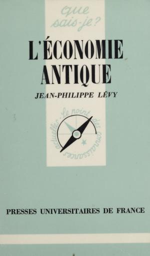 Cover of the book L'Économie antique by Yves Chenel, Paul Angoulvent, Bernard Fabry, Michel Flammand, Alain Ménard, Isabelle Michel, Agnès Rambaud, Sylvain Zalkind