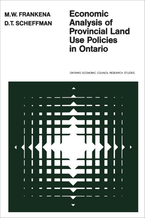 Cover of the book Economic Analysis of Provincial Land Use Policies in Ontario by Mark w. Frankena, David T. Scheffman, University of Toronto Press, Scholarly Publishing Division