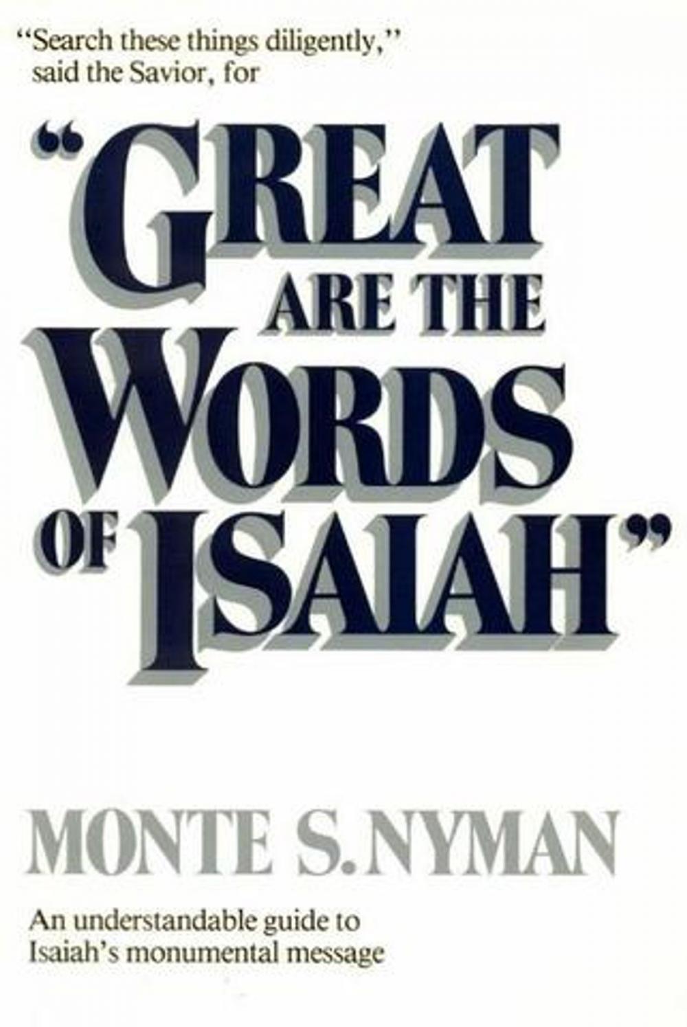 Big bigCover of Great Are the Words of Isaiah