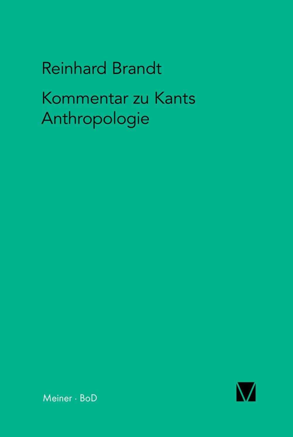 Big bigCover of Kritischer Kommentar zu Kants "Anthropologie in pragmatischer Hinsicht" (1798)