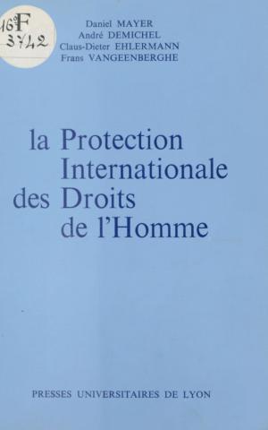 Cover of the book La Protection internationale des droits de l'homme by Dominique Gambier, Michel Vernières