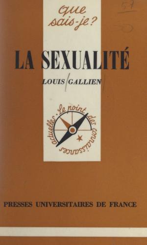 Cover of the book La sexualité by Jean Chazal