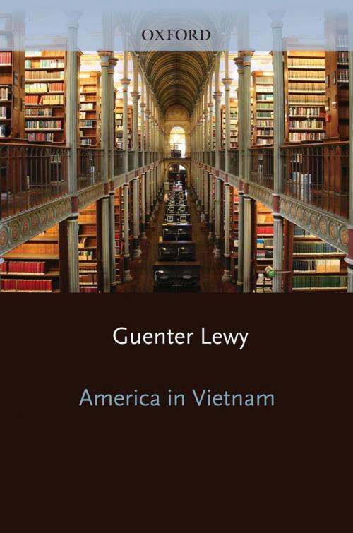 Cover of the book America in Vietnam by Guenter Lewy, Oxford University Press