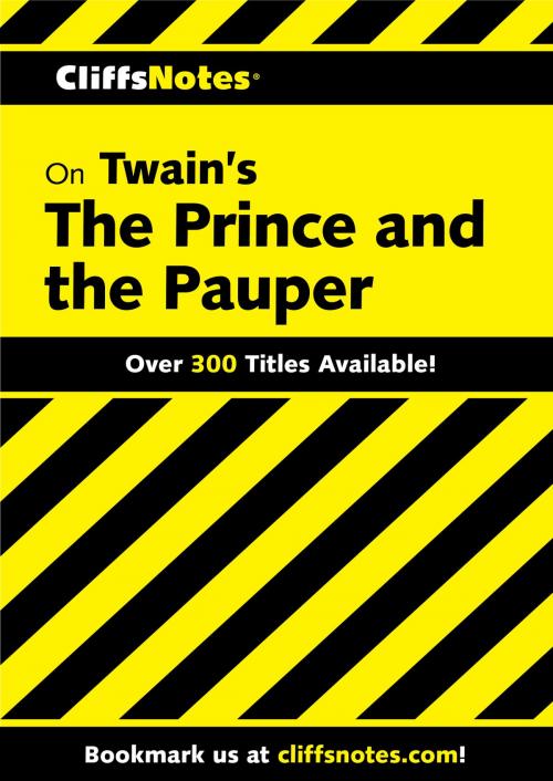Cover of the book CliffsNotes on Twain's The Prince and the Pauper by L. David Allen, James L. Roberts, HMH Books