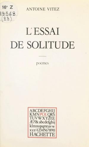 Book cover of L'essai de solitude