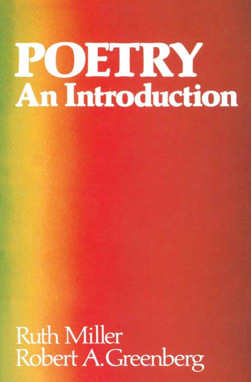Cover of the book Poetry: An Introduction by , Macmillan Education UK