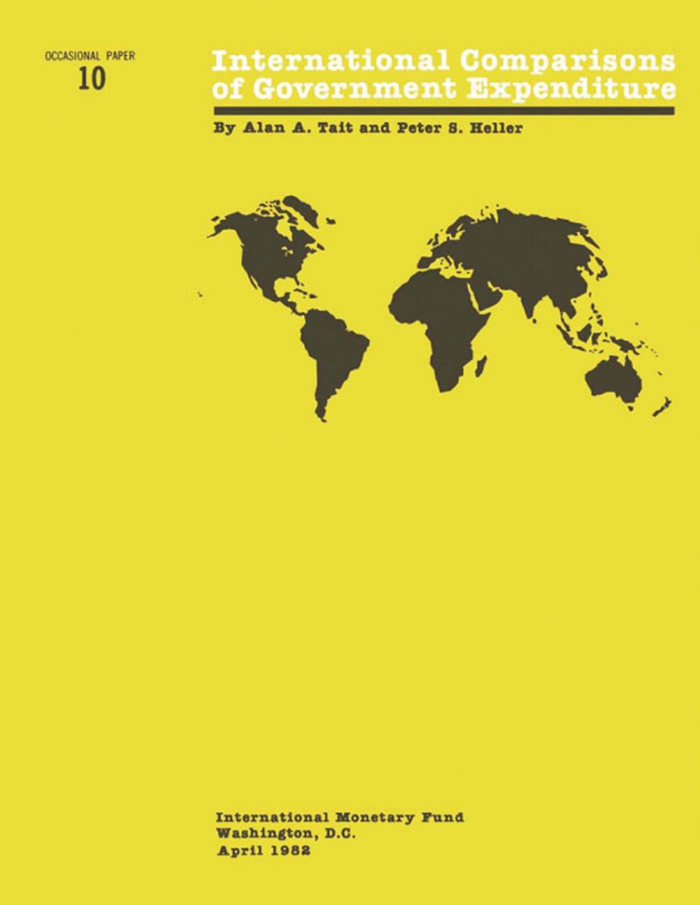 Big bigCover of International Comparisons of Government Expenditure