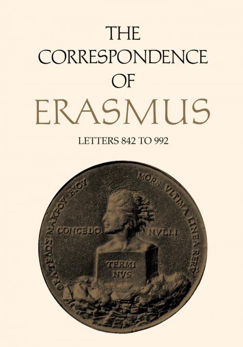 Cover of the book The Correspondence of Erasmus by Desiderius Erasmus, P.G. Bietenholz, University of Toronto Press, Scholarly Publishing Division