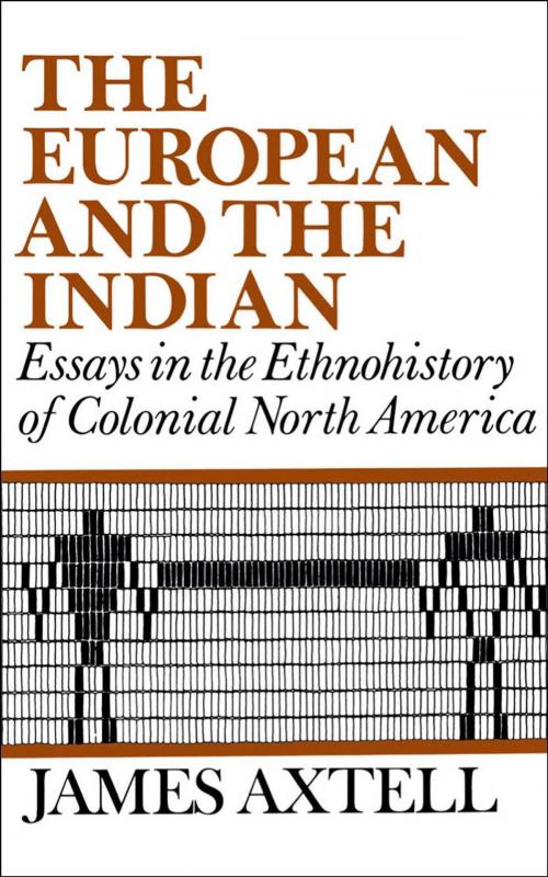 Cover of the book The European and the Indian by James Axtell, Oxford University Press