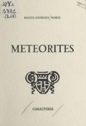Book cover of Météorites