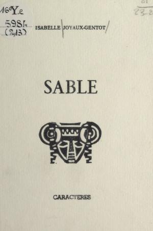 Cover of the book Sable by Bernard Pradon, Bruno Durocher