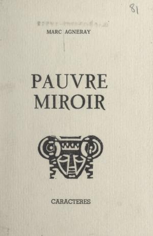 Cover of the book Pauvre miroir by Camille de Archangelis, Bruno Durocher