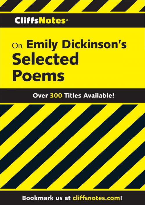 Cover of the book CliffsNotes on Emily Dickinson's Poems by Mordecai Marcus, HMH Books