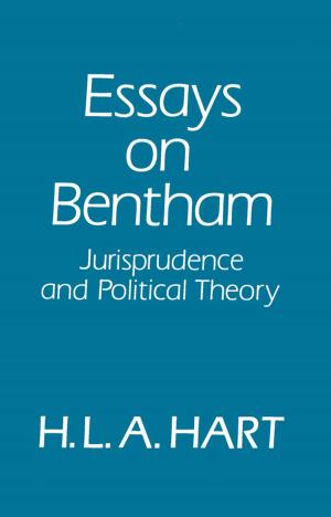 Cover of the book Essays on Bentham by Maria Alvarez
