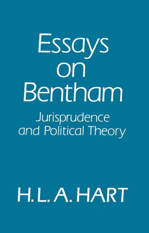 Cover of the book Essays on Bentham by H. L. A. Hart, OUP Oxford