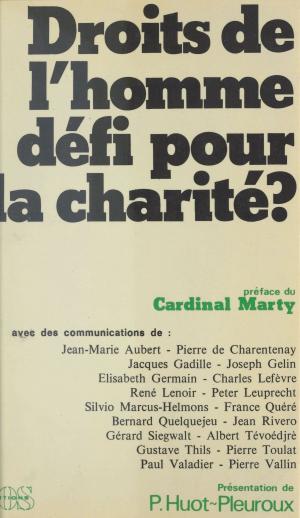 Cover of the book Droits de l'homme, défi pour la charité ? by Gérard Delteil