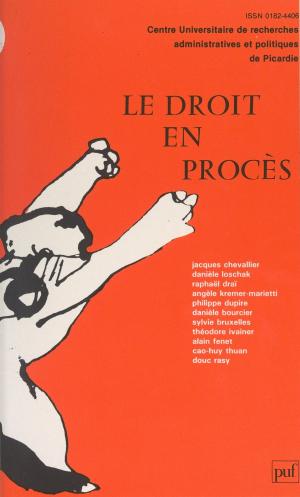 Cover of the book Le droit en procès by Pierre Devaux, Paul Angoulvent
