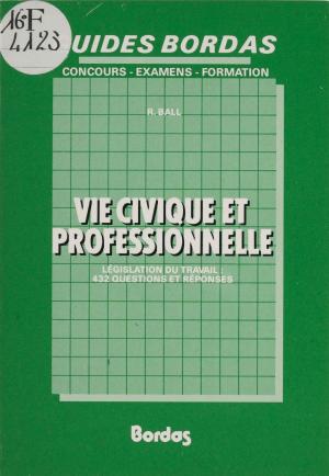 Cover of the book Vie civique et professionnelle by Molière, Jean Hartweg