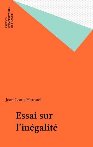 Cover of the book Essai sur l'inégalité by Rolando Garcia, Jean Piaget, Jean Piaget