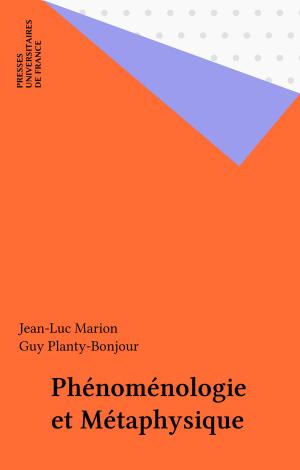 Book cover of Phénoménologie et Métaphysique