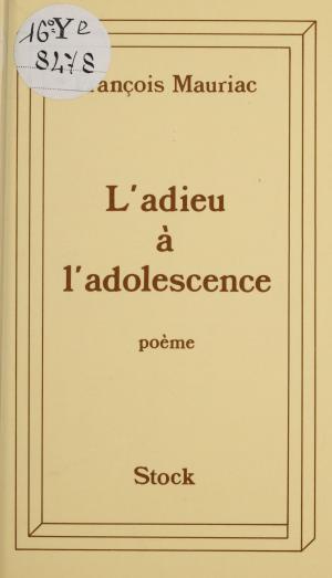Cover of the book L'adieu à l'adolescence by Serge Rezvani