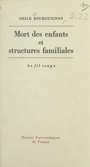 Cover of the book Mort des enfants et structures familiales by Claude Delmas