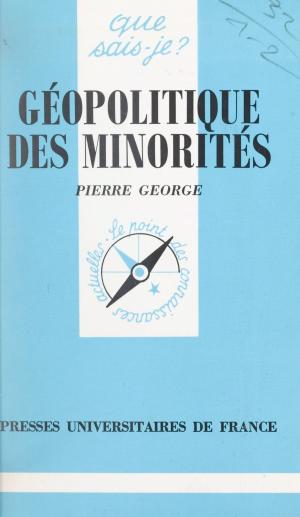 Cover of the book Géopolitique des minorités by Jean Bonvin, Christian Morrisson