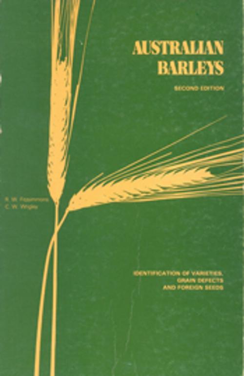 Cover of the book Australian Barleys by RW Fitzsimmons, CW Wrigley, CSIRO PUBLISHING