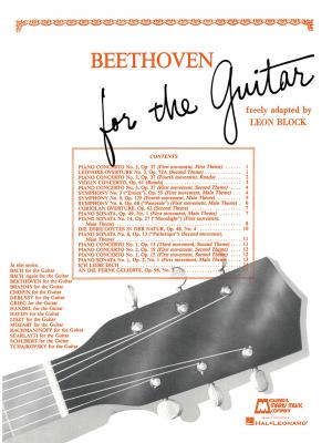 Book cover of Beethoven for Guitar (Songbook)