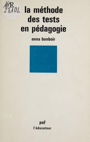 Cover of the book La Méthode des tests en pédagogie by Pierrette Poncela, Pierre Lascoumes