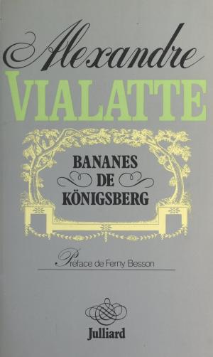 Cover of the book Bananes de Königsberg by Jean Douassot, Maurice Nadeau