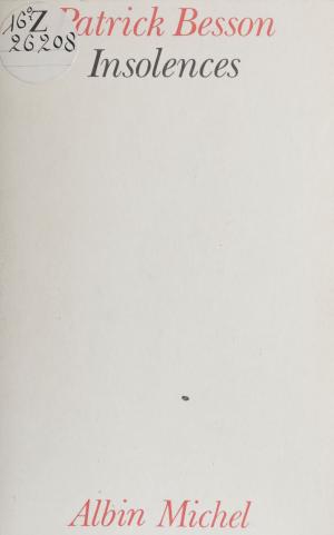Cover of the book Insolences by Régine Detambel