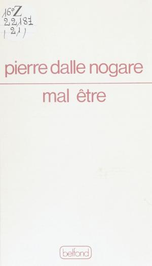 Cover of the book Mal être by Patrick Renou, Christian Bobin