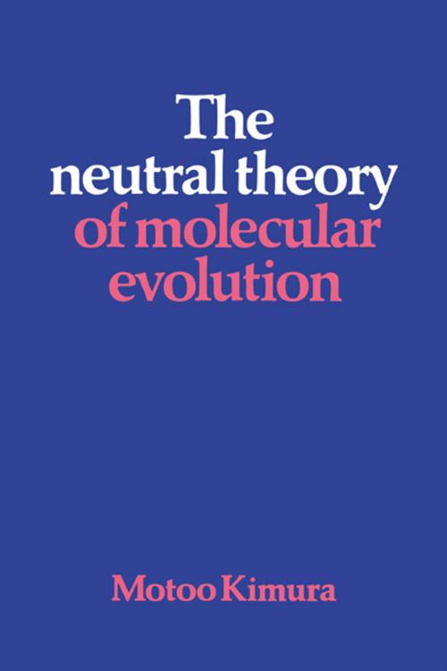 Cover of the book The Neutral Theory of Molecular Evolution by Motoo Kimura, Cambridge University Press