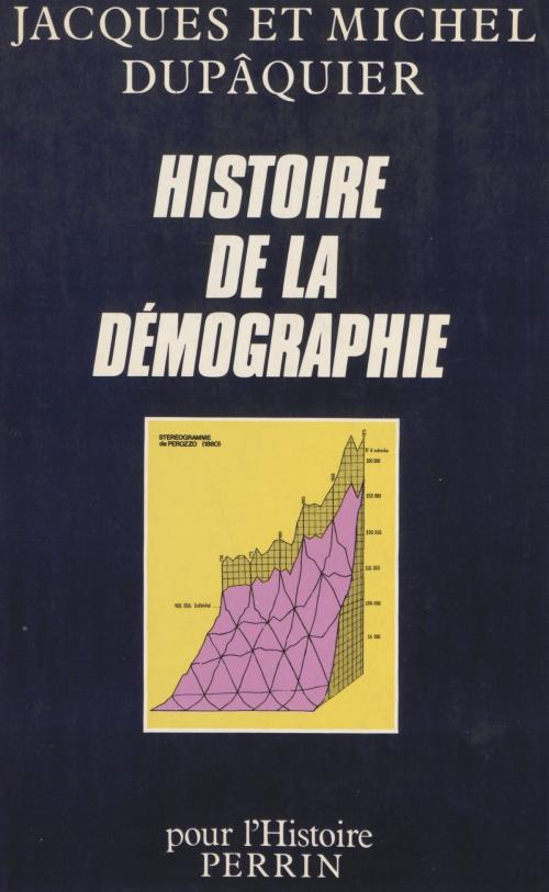 Cover of the book Histoire de la démographie by Jacques Dupâquier, Michel Dupâquier, Pierre Chaunu, Perrin (réédition numérique FeniXX)