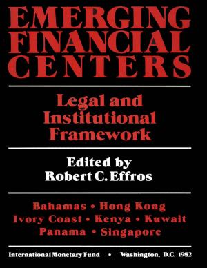 Cover of the book Emerging Financial Centers Legal and institutional Framework by Robert Mr. Rennhack