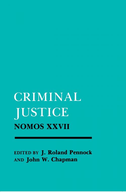 Cover of the book Criminal Justice by , NYU Press