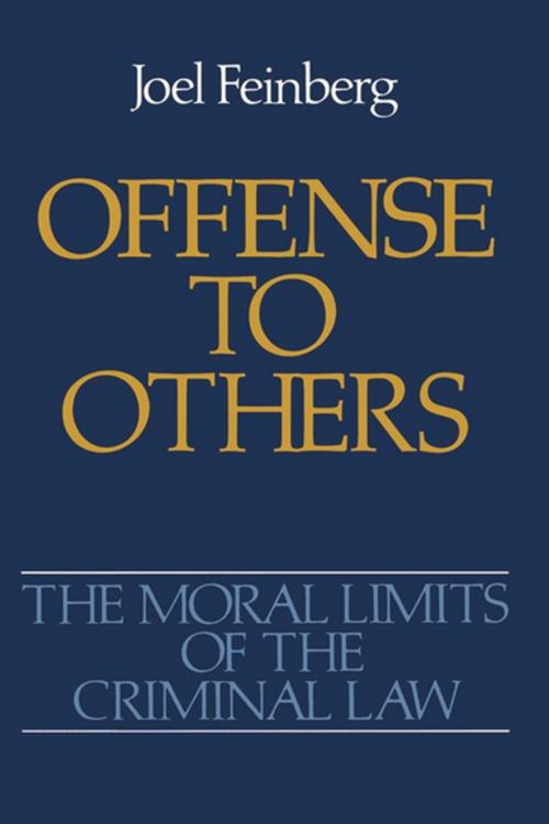 Cover of the book Offense to Others by Joel Feinberg, Oxford University Press
