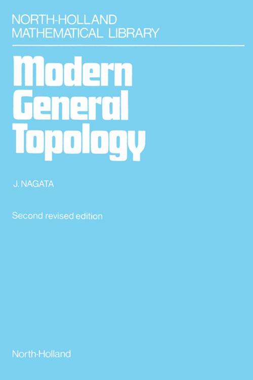 Cover of the book Modern General Topology by J.-I. Nagata, Elsevier Science