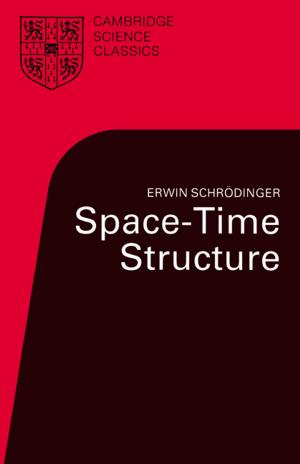 Cover of the book Space-Time Structure by 