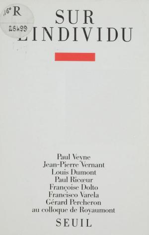 Cover of the book Sur l'individu by Benjamin Coriat