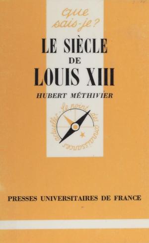 Cover of the book Le Siècle de Louis XIII by Bruno Dumézil
