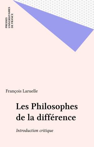 Cover of the book Les Philosophes de la différence by Roland Jaccard