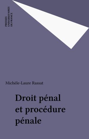 Cover of the book Droit pénal et procédure pénale by Alain Bourdin