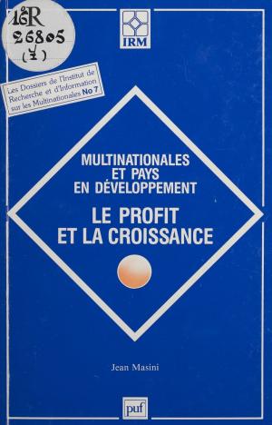 Cover of the book Multinationales et pays en développement by Jean-Luc Chabot, Paul Angoulvent