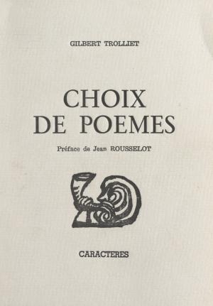 Cover of the book Choix de poèmes by Catherine Keck, Bruno Durocher