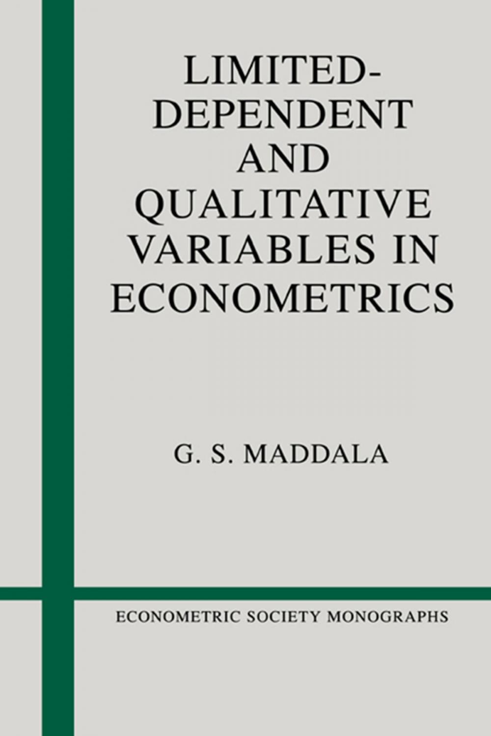 Big bigCover of Limited-Dependent and Qualitative Variables in Econometrics