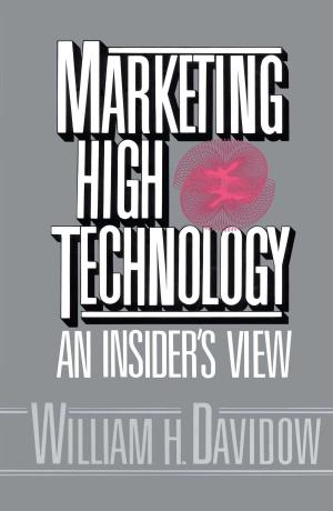 Cover of the book Marketing High Technology by 