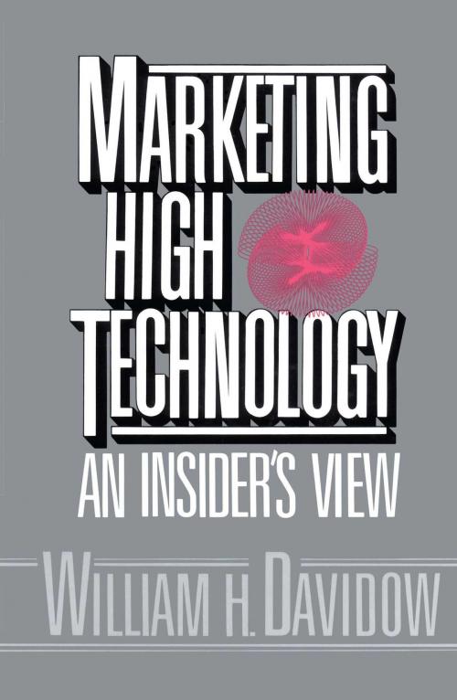 Cover of the book Marketing High Technology by William H. Davidow, Free Press