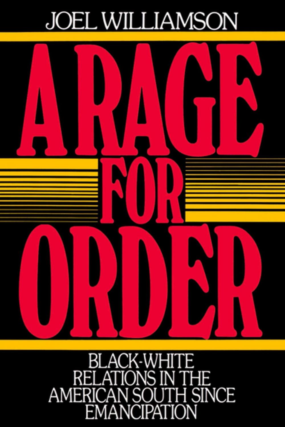 Big bigCover of A Rage for Order